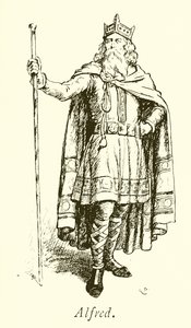 Koning Alfred de Grote door Gordon Frederick Browne