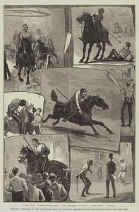 Militair Toernooi in de Agricultural Hall voor het Royal Cambridge Asylum voor Soldatenweduwen