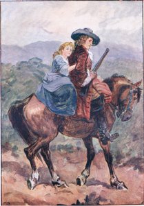"Nu mag ik zoveel huilen als ik wil", uit Lorna Doone uitgegeven door W & R Chambers Ltd, 1921 door Gordon Frederick Browne