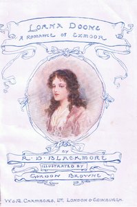 Titelpagina, uit Lorna Doone uitgegeven door W & R Chambers Ltd