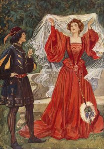 Viola en Olivia door Gordon Frederick Browne