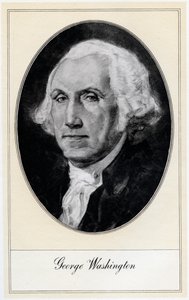 George Washington, de eerste president van de Verenigde Staten, begin 20e eeuw