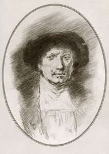 Rembrandt Harmenszoon van Rijn, uit Living Biographies of Great Painters door Gordon Ross