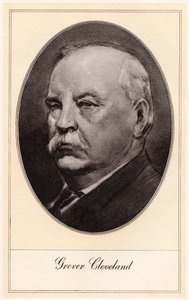 Stephen Grover Cleveland, 22e en 24e President van de Verenigde Staten, begin 20e eeuw
