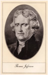 Thomas Jefferson, derde president van de Verenigde Staten, begin 20e eeuw