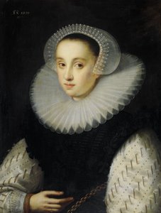 Hortensia del Prado (overleden 1627) door Gortzius Geldorp