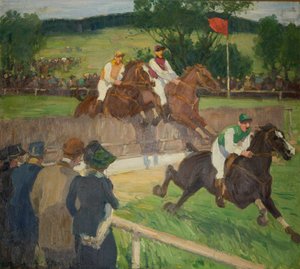 Paardenrennen door Gosta von Hennigs