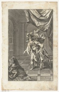 Maximilian III Joseph begeleid door Minerva door Gottfried Bernhard Götz