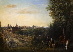 Uitzicht op Krakau