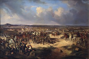 De slag om Parijs op 17 maart 1814, 1834 door Gottfried Willewalde