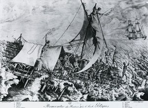 Schipbreuk van Fregat Medusa (2 juli)