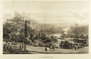 Uitzicht op Tiflis, 1830s
