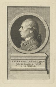 Portret van François-André Danican Philidor 1726-1795, c. 1790