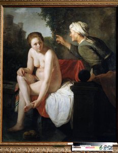 Badende Bathseba door Govaert Flinck