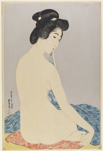 Vrouw na het bad, juli 1920