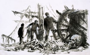 De Marlborough verdween in 1890 en werd bijna een kwart eeuw lang niet ontdekt (gouache op papier) door Graham Coton