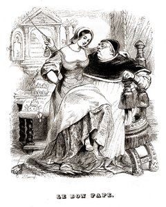 De Goede Paus: Tijd door Grandville (1803 47)