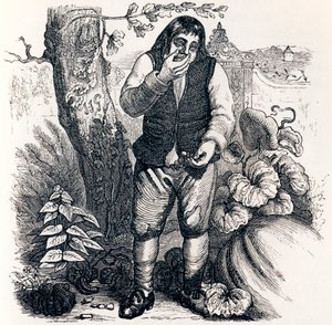 De eikel en de pompoen door Grandville
