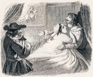 De echtgenoot, de vrouw en de dief - Fabels van La Fontaine door Grandville