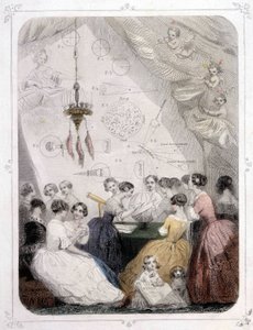 Dames die Astronomie Studeren - door Grandville
