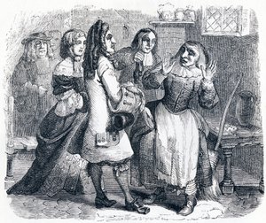 Waarzeggers (Les devineresses) - Fabels van La Fontaine door Grandville