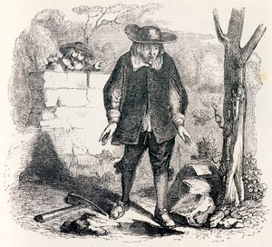De brander en zijn kompaan - Fabels van La Fontaine door Grandville