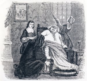 De druppel en de spin - Fabels van La Fontaine door Grandville