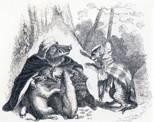 De adelaar, het wilde zwijn en de kat - Fabels van La Fontaine