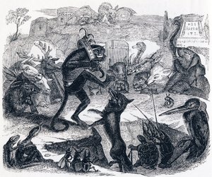 De vos, de ezel en de dieren - Fabels van La Fontaine