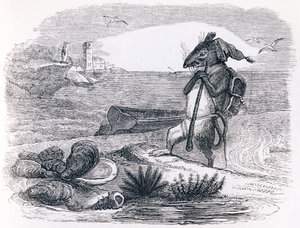 De rat en de oester door Grandville