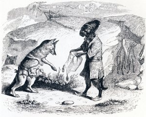 De zieke leeuw en de vos - Fabels van La Fontaine