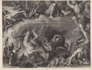 Allegorisch ruiterportret van Lodewijk XIV, koning van Frankrijk