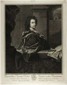 Hyacinthe Rigaud door Gérard Edelinck