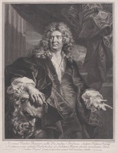 Martin Vanden Bogaert, genaamd Desjardins, 1698 door Gérard Edelinck