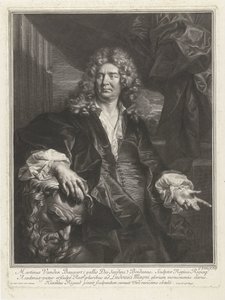 Portret van Martin Desjardins door Gérard Edelinck