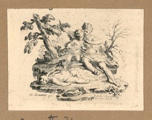 Cupido Laat Cupido het Hart van een Jongen Eten, Dat Ze Heeft Uitgesneden