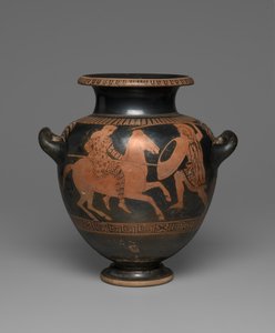 Attische roodfigurige stamnos, 440-430 v.Chr. door Greek