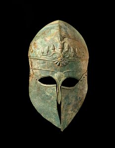 Korinthische helm, ca. 495 v.Chr. door Greek