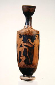 Lekythos, ca. 425-400 v.Chr. (keramiek)