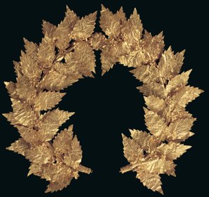 Eikekrans, mogelijk van Attiki, Late Hellenistische tot Vroege Romeinse Periode door Greek