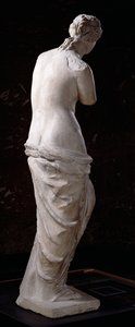 Achteraanzicht van Aphrodite, de 