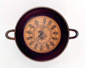 Siana Beker die een Krijger afbeeldt, c.560 BC
