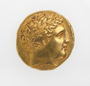 Voorzijde van een stater van Philippus II van Macedonië, 359-336 v.Chr. door Greek School