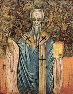 Sint Cyrillus van Alexandrië (ca. 376-444), icoon