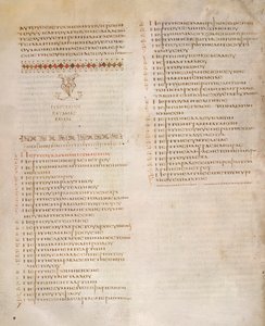 Tafel van Kephalaia, St. Marcus Evangelie, uit de 