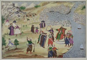 De voorspelde val van Constantinopel, uit de Picturale Geschiedenis van de Griekse Onafhankelijkheidsoorlog door Greek School