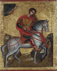 Sint Martinus, ca. 1500 door Greek icon.