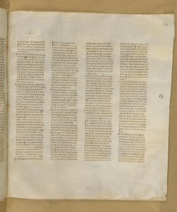 Codex Sinaiticus, Add. MS 43725, f.304r, ca. 325-375