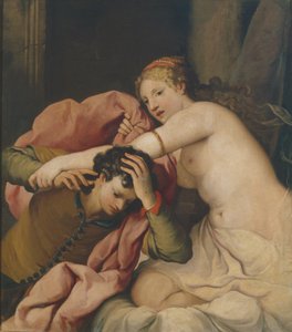 Jozef en de vrouw van Potifar door Gregorio Lazzarini