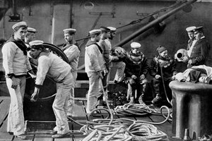 De duiker aan boord van het schip, 1896 door Gregory and Co
